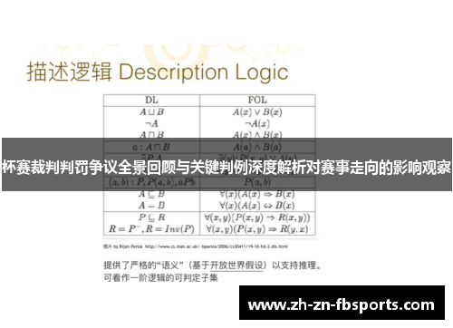 杯赛裁判判罚争议全景回顾与关键判例深度解析对赛事走向的影响观察
